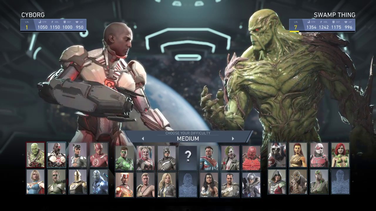 Injustice 2 - Cyborg VS Swamp Thing