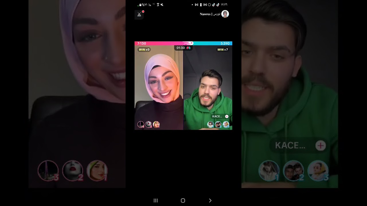 خلاف نورس مع قاسم يتمسخر في نورس