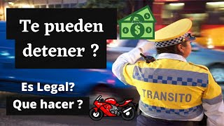 Te pueden detener los policías de transito y/o preventivos?  Es legal? / Reglamento de transito 2021