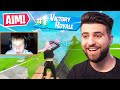 Reacting To The BEST Aim in Fortnite..