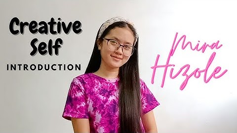 CREATIVE SELF INTRODUCTION IN PURPOSIVE COMMUNICATION | Aira&Mira