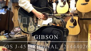 Gibson 60s J-45 Original Ebony #21444026【ドカンと迫力ある鳴り
