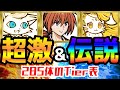 【D~Aランク】超激&伝説レアTier表 285体【にゃんこ大戦争】