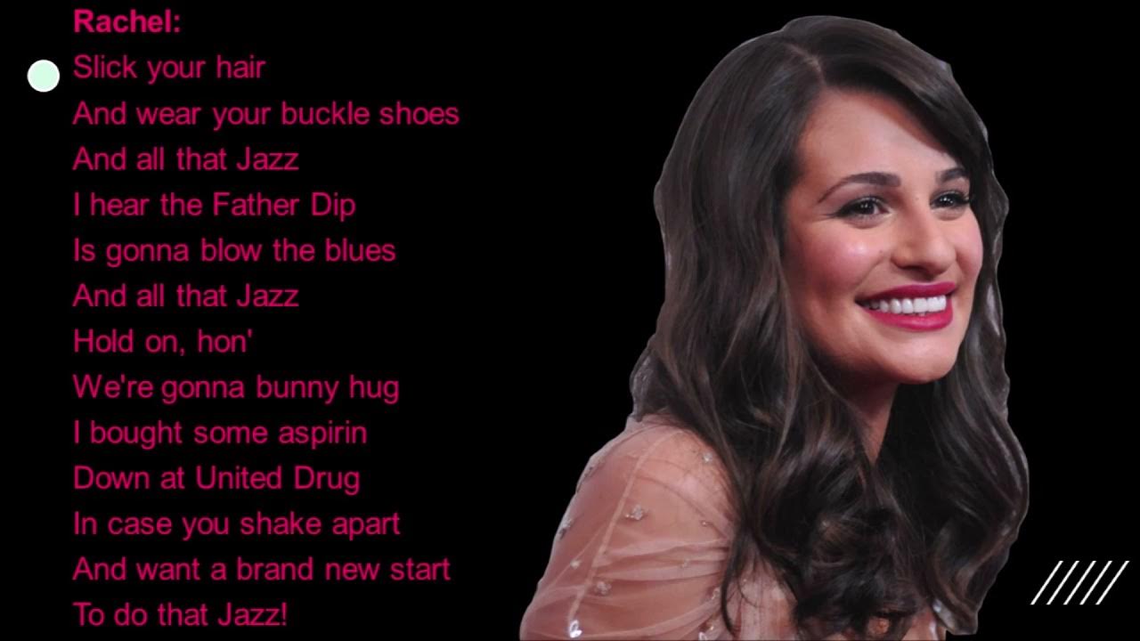 All That Jazz Glee Lyrics YouTube