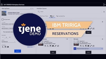 IBM TRIRIGA Reservations | Seamlessly Book Meeting Rooms and Workstations