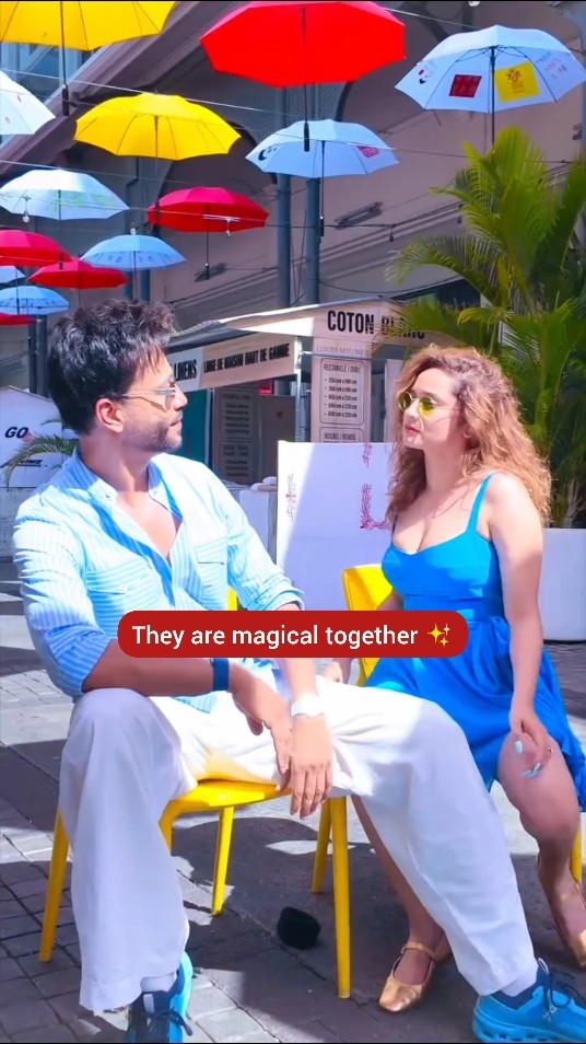 #ankitalokhande #vikasjain twinning and enjoying quality time together ? #filmykalakar