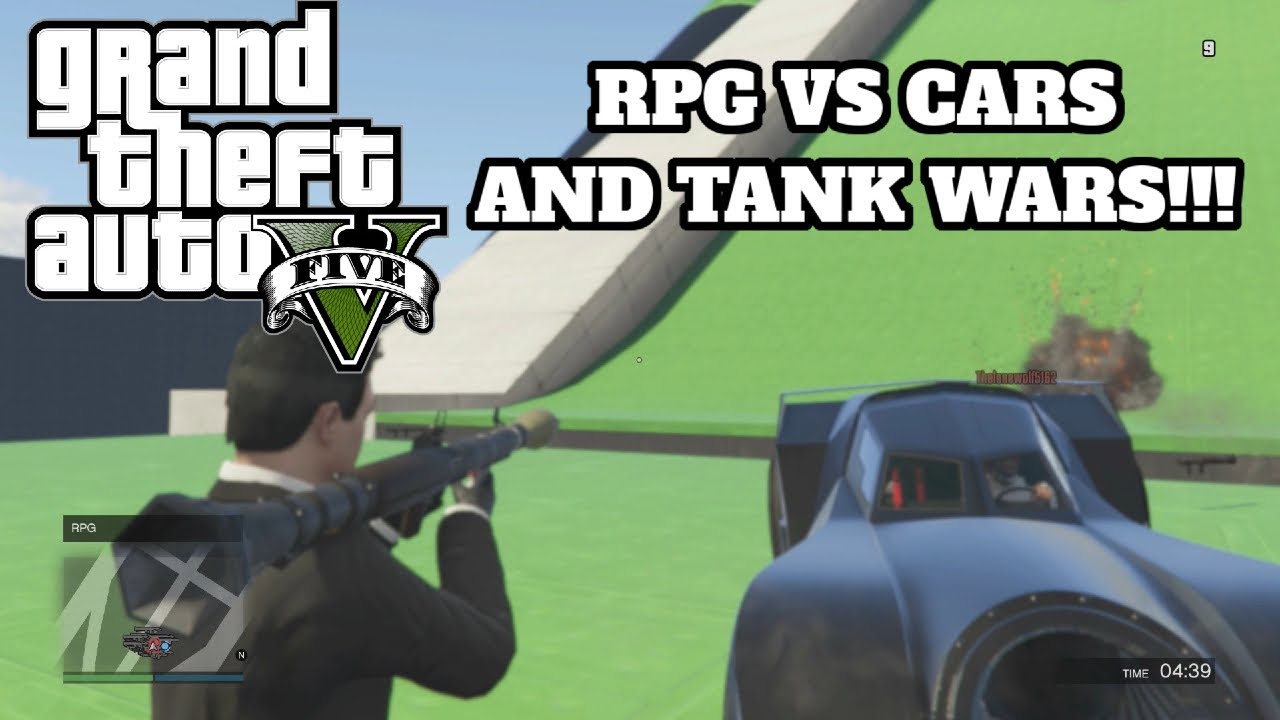 CARS VS RPG'S AND TANK WARS LAST TEAM STANDING GTA V WITH FRIENDS