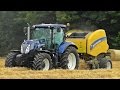 New Holland T7.210 & New Holland Roll-Belt 150 - Baling 2015 Cork