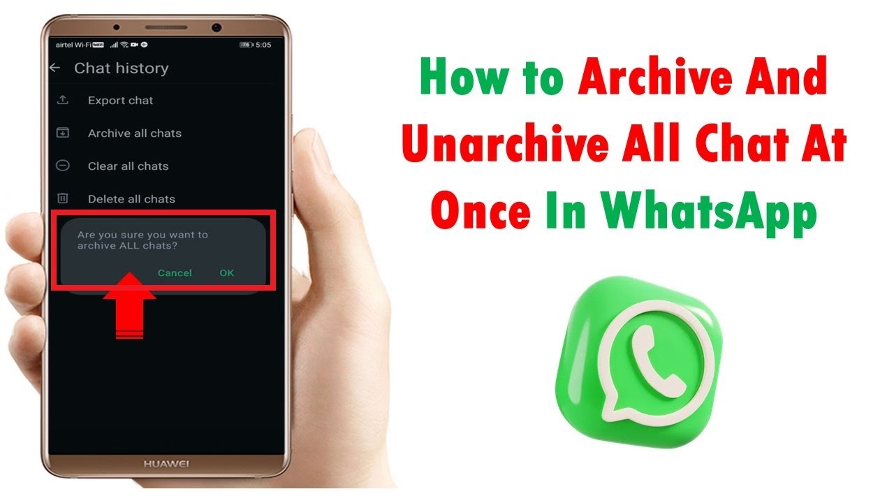 how-to-archive-and-unarchive-all-chat-at-once-in-whatsapp-youtube