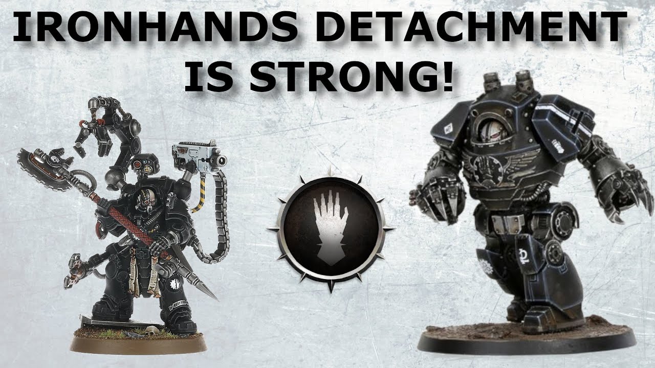 New Iron Hands Space Marine Detachment Ironstorm Spearhead Space
