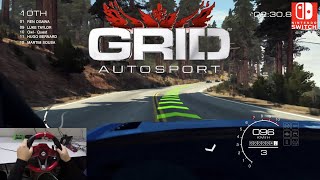 Let's Play Grid Autosport with Hori Mario Kart Racing Wheel Pro Deluxe (Nintendo Switch)