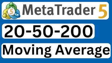 How to Add 20, 50, and 200 Moving Averages in MetaTrader 5 - Easy to Follow