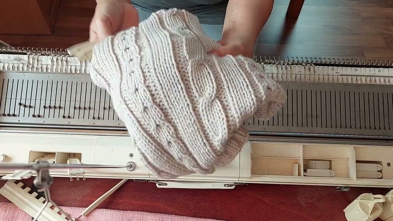 Zopfmuster auf der Brother KH - 260