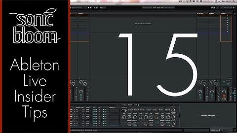 Ableton Live Insider Tips - The Fastest Way from Impulse to Drum Rack