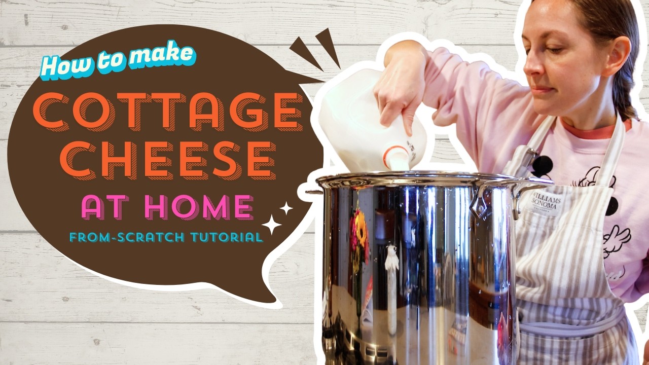 How to Make Cottage Cheese at Home | From-Scratch Tutorial - YouTube