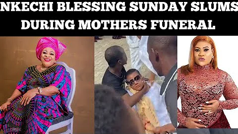 NKECHI BLESSING SUNDAY PASSES OUT FROM SHOCK AT MOTHERS BURIAL/NKECHI BLESSING SUNDAY MOTHER BURIAL
