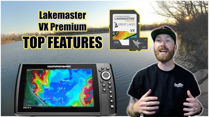 New Humminbird LakeMaster Cartography with VX Technology 