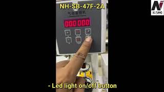 NISHO NH SB 47F 2A Digital Control Pneumatic Snap Button Machine