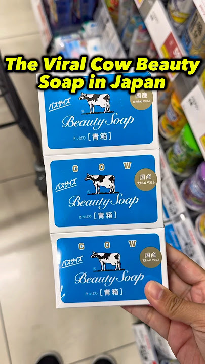 The Viral Cow Beauty Soap in Japan #japan #japanese #japanlife #onlyinjapan
