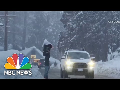 ‘Crazy’ winter storm blankets Southern California in snow