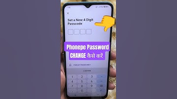 How to change phonepe password | change phonepe password | #phonepe #shorts