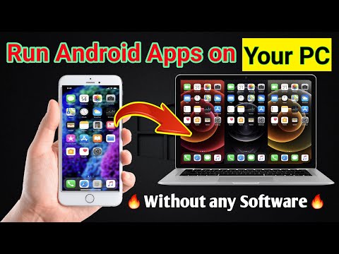 How to Run Android Apps in Our PC |🔥Without any Software 🔥| Android Apps on PC | Computer Connection