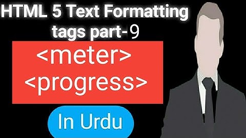 HTML Text Formatting tags part-9 || In Urdu tutorial