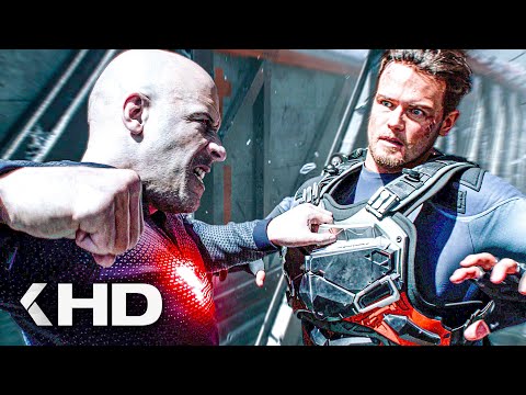 Bloodshot vs. Cyborg Soldiers Fight Scene - BLOODSHOT (2020)