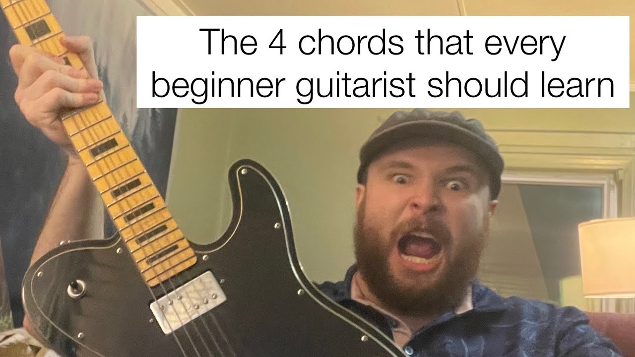 The 4 chords that every beginner guitar should learn! - YouTube
