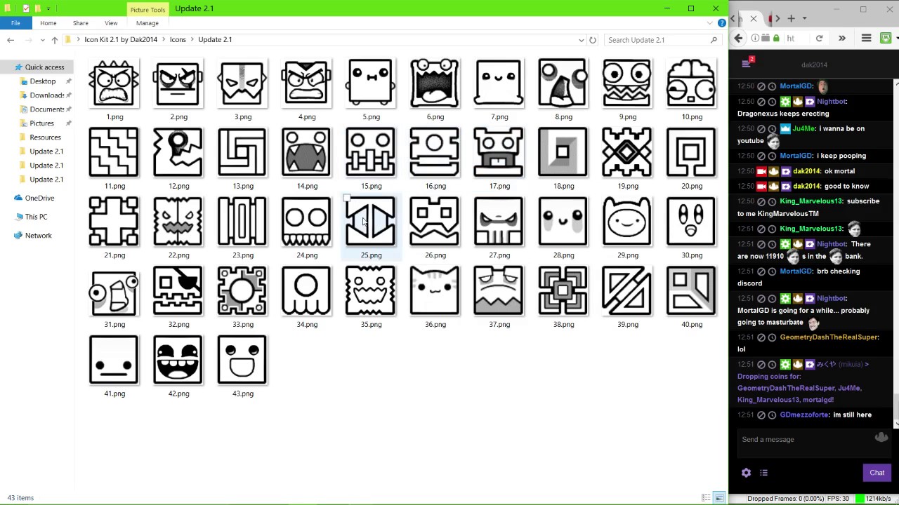 geometry dash all icons page 3