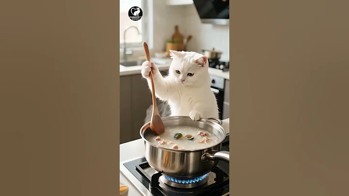 Watch the video about Two baby cat entertainment | Cat boiling the milk #catmeow #cutecat #funny #catshorts #petshorts
