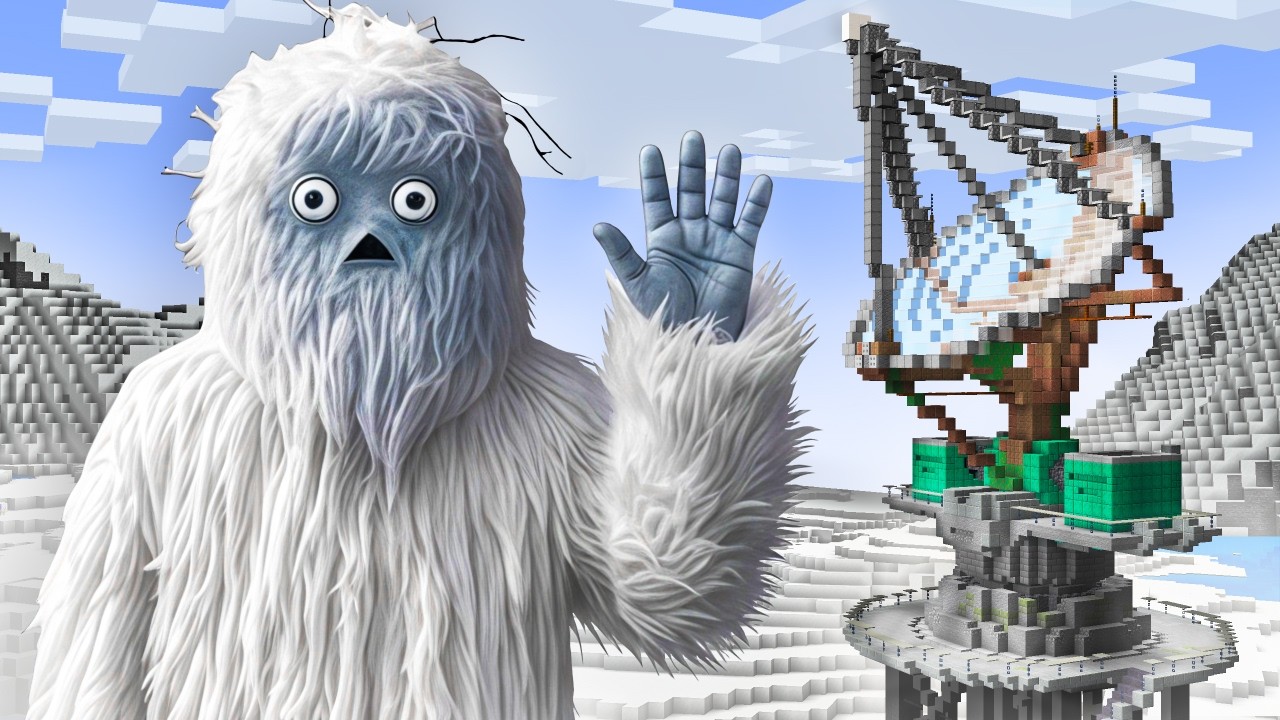 Sobreviví a los Críptidos de la Antártida en Minecraft