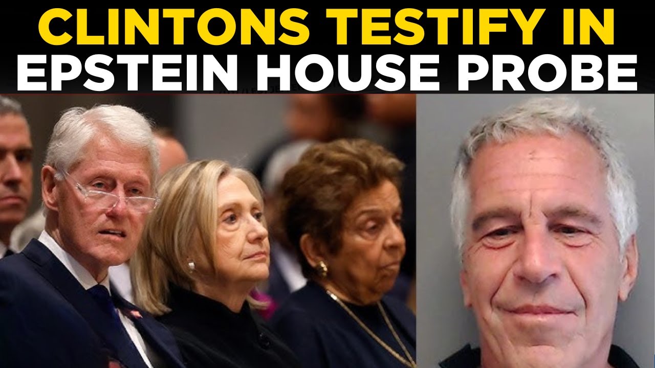 LIVE | Bill Clinton Testifies In Epstein House Probe; Republicans Grill Clintons Over Epstein Links