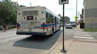 CTA 2006 New Flyer D40LF 1385 On Rt 76 Diversey