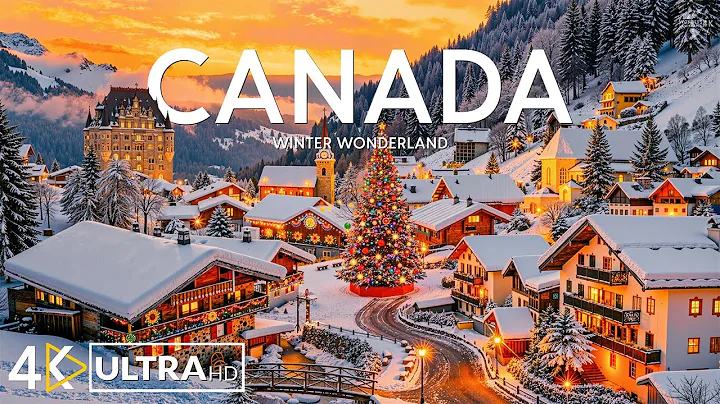 Canada Winter 4K ❄ Snowy Forests, Frozen Lakes & Majestic Winter Landscapes | Winter Wonderland