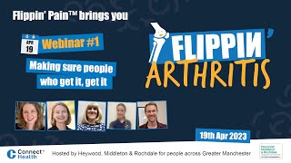 Flippin' Arthritis event #1: Making sure people who get it, get it