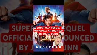 SUPERMAN SEQUEL l#superman #jamesgunn #sequel #superhero #dcuniverse #popculture #movies #fy
