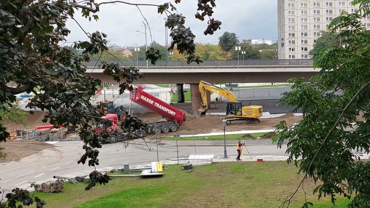 Carolabrücke Dresden Abriss Altstadt