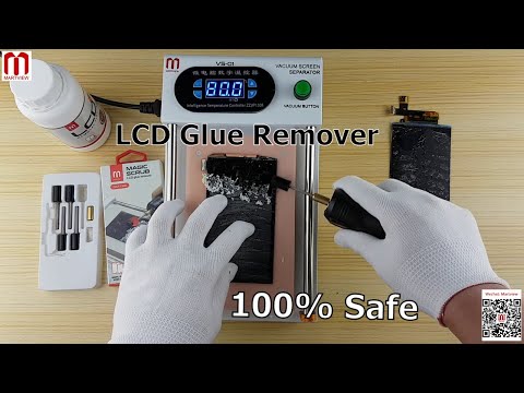 How To Remove LCD Glue With Martview Magic Scrub LCD Glue Remover