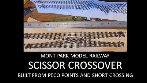 Peco Code 100 OO/HO Scissor Crossover Build 21-Mar-2020