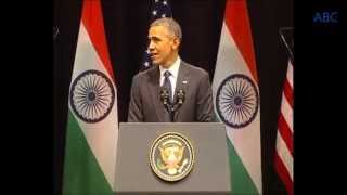 US President Barack Obama's Full Speech(HD) In India at (Siri Fort).