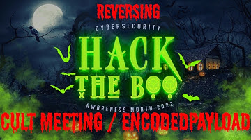 Reversing with strings and tracing - Cult Meeting / EncodedPayload [HackTheBoo CTF 2022]