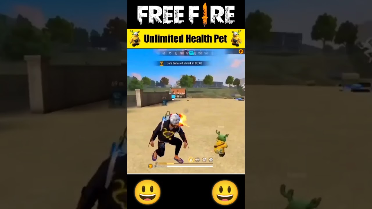 New Kactus Pet🐲 Ability In Free Fire | Free Fire New Pet Ability | New Pet Ability Testing 