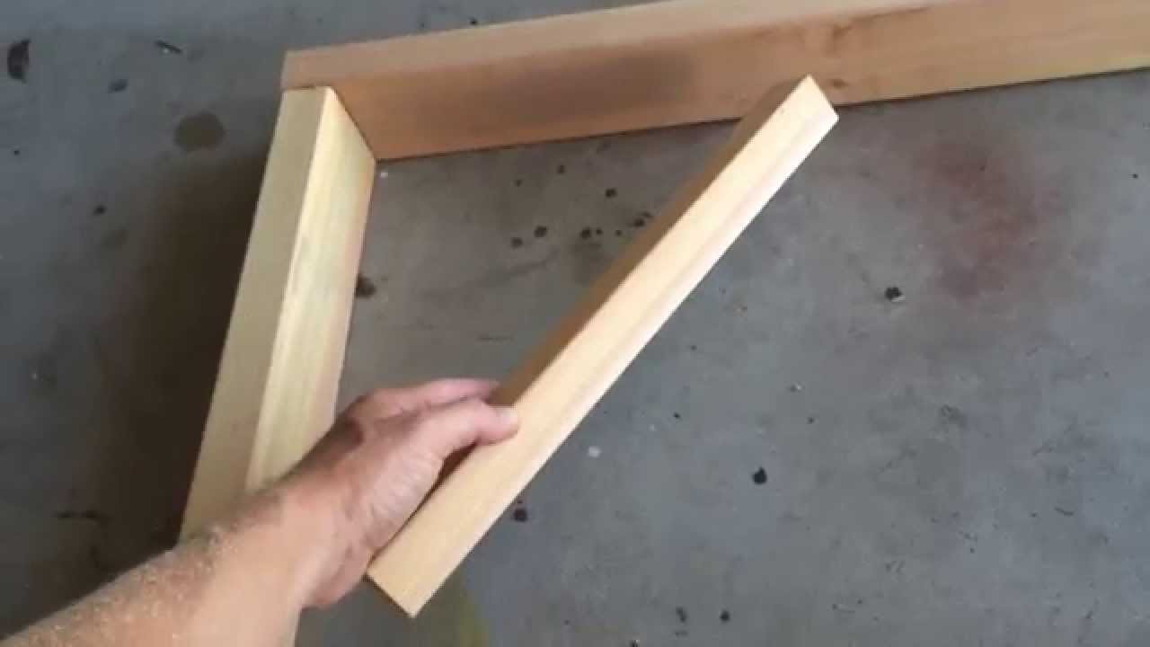 How to Make a Cedar Sauna Bench - YouTube