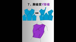 A tutorial on provincial line modification that even beginners can follow! #sewingtutorial #patterns