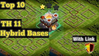 Top 10 Best TH 11 Farm Bases Link, Trophy Bases Link | Clash of Clans