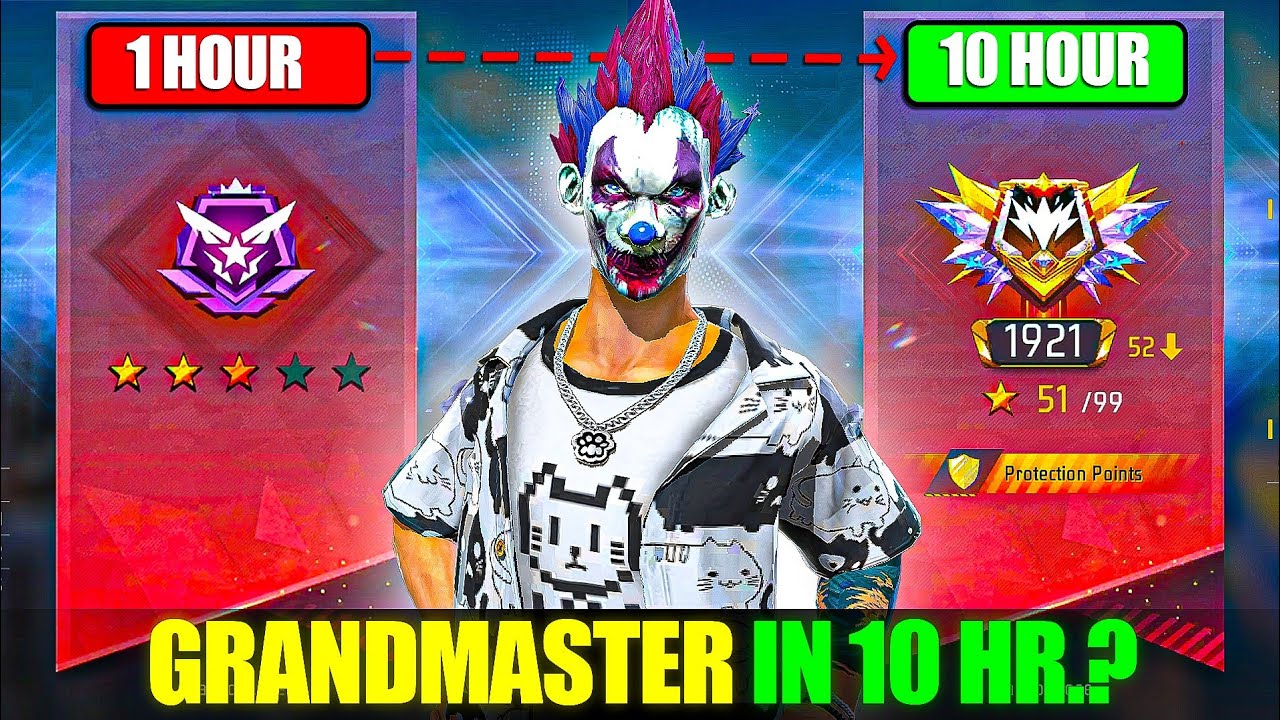 PLAYING 10HR NONSTOP 💀 FOR GRANDMASTER RANK IN FREE FIRE - KS GAMERS 07