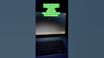 Minecraft Java on Chromebook laptop!