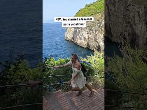 How many steps are there in the Amalfi Coast 😭🤣🤣 #amalficoast #capri #maverickmother #husbandwife
