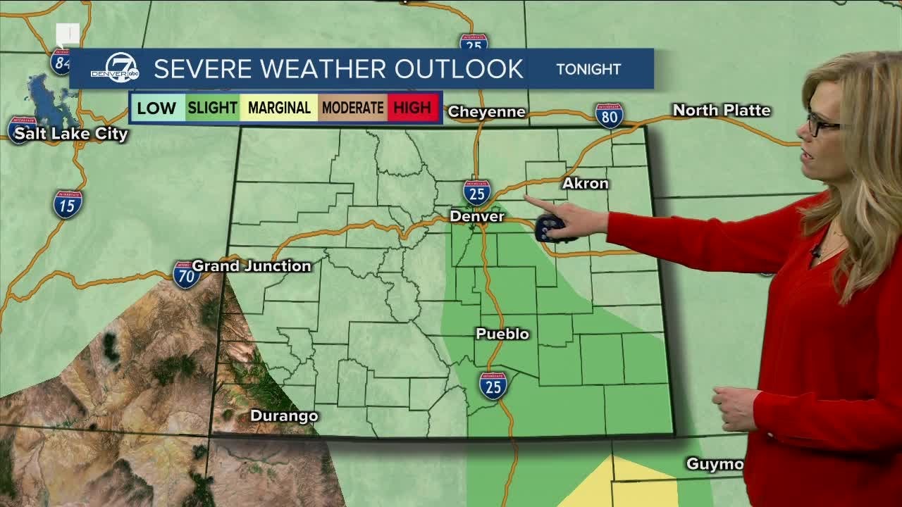 Slight threat of hail, strong storms in Denver metro Thursday afternoon ...
